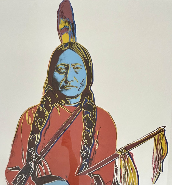 Sitting Bull, from the Cowboys and Indians series by Andy Warhol