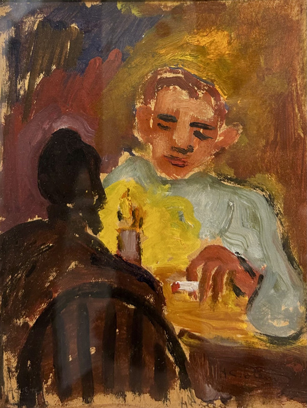 People at a Table by Helen Stein