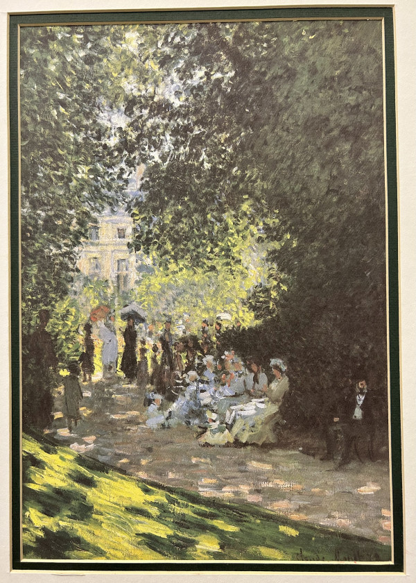 The Parc Monceau by Claude Monet Copy by Unknown