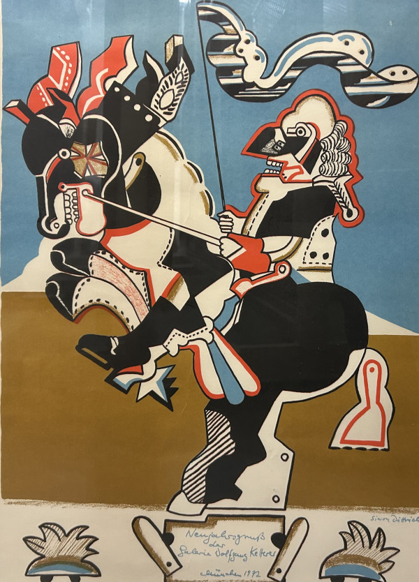 Neujahrsgruß der Galerie Wolfgang Ketter München by Simon Dittrich: Galerie Ketterer