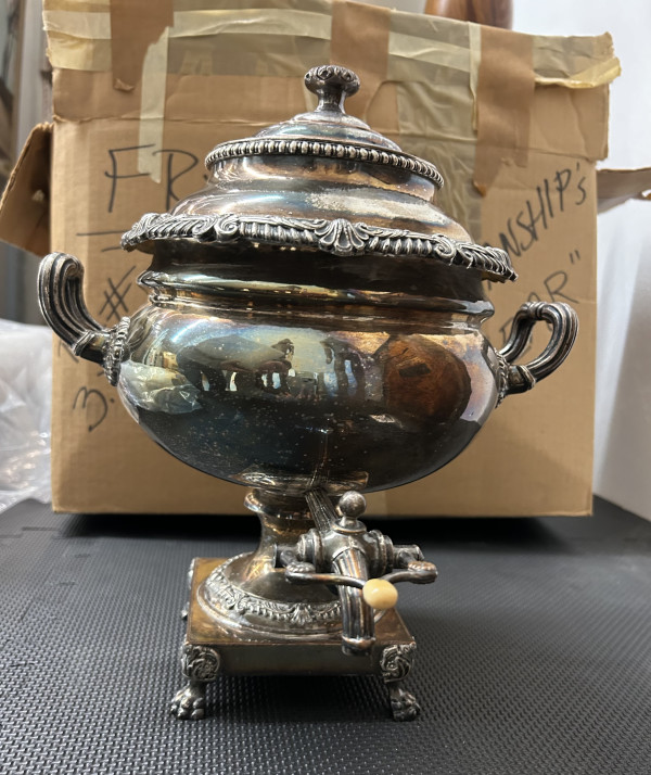 Silver Tea Urn by Unknown