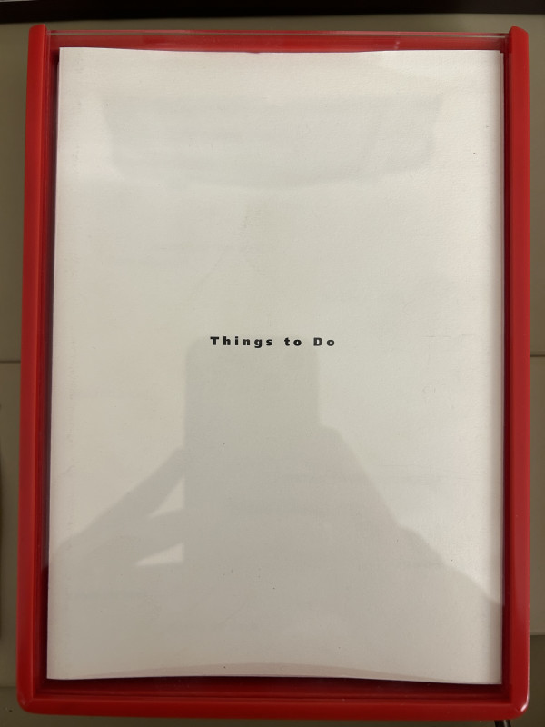 Things to Do by Fritz Scholder