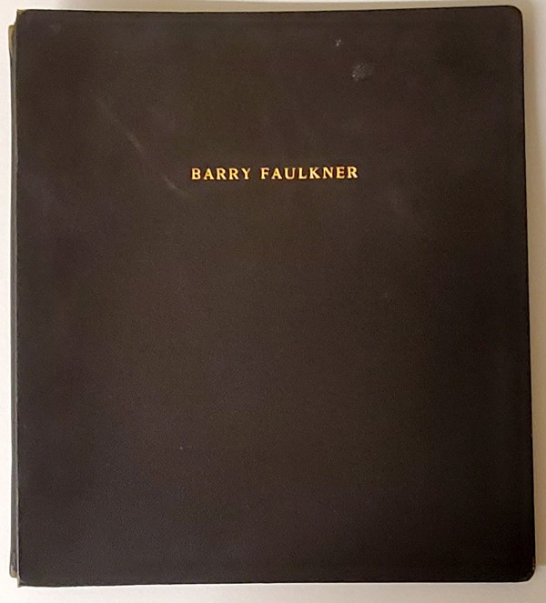 Original Scrapbook and Pages by Barry Faulkner