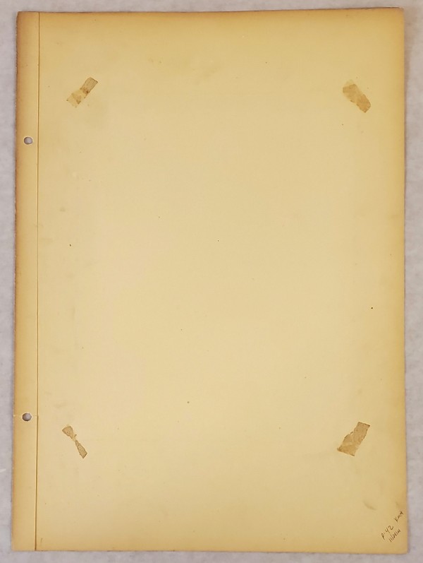 P. 42 Empty scrapbook page by Barry Faulkner