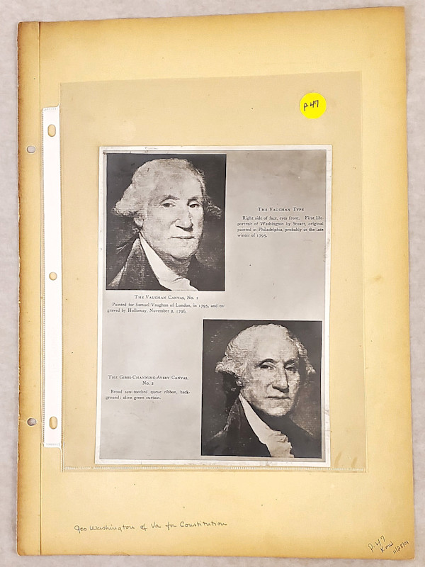 P. 47 Photo of George Washington of Virgina for Constitution by Barry Faulkner