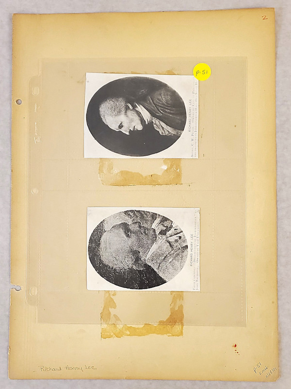 P. 51 Two photos of Richard Henry Lee for Constitution by Barry Faulkner