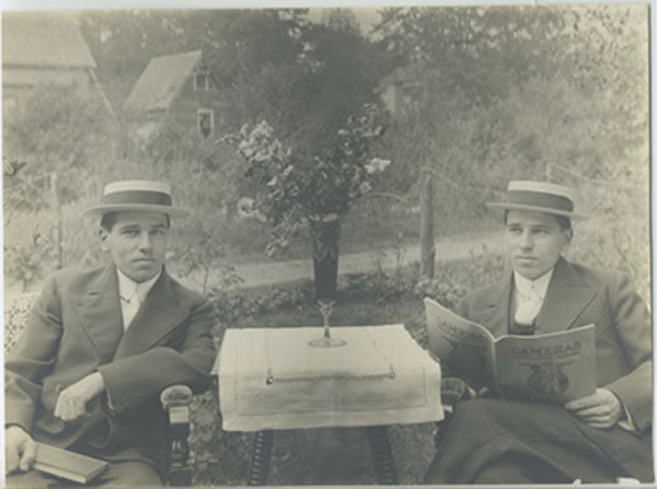 Surreal Photos Two Men at a Table