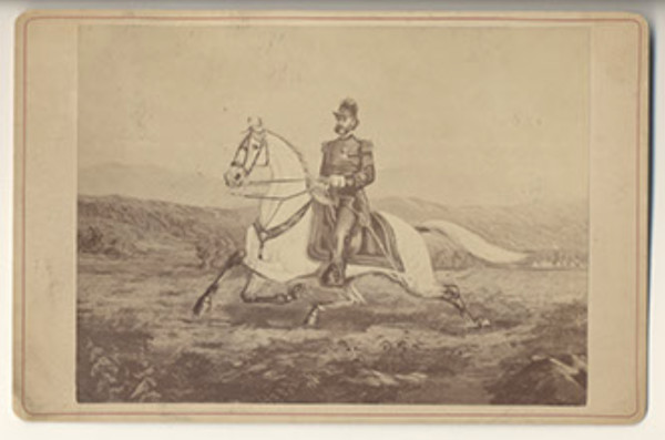 War soldier on horse