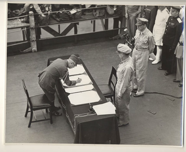 War Signing Papers