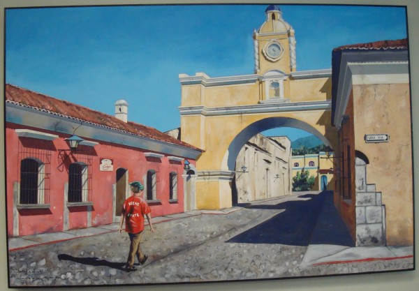 Antigua Street by Shawn A Huckins
