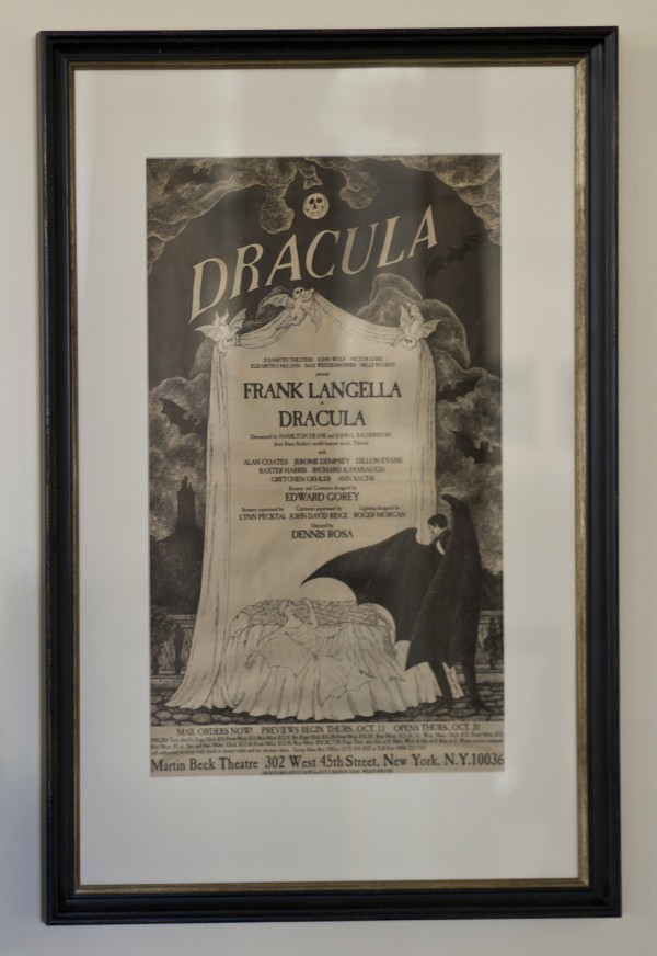 Frank Langella in Dracula by Edward Gorey