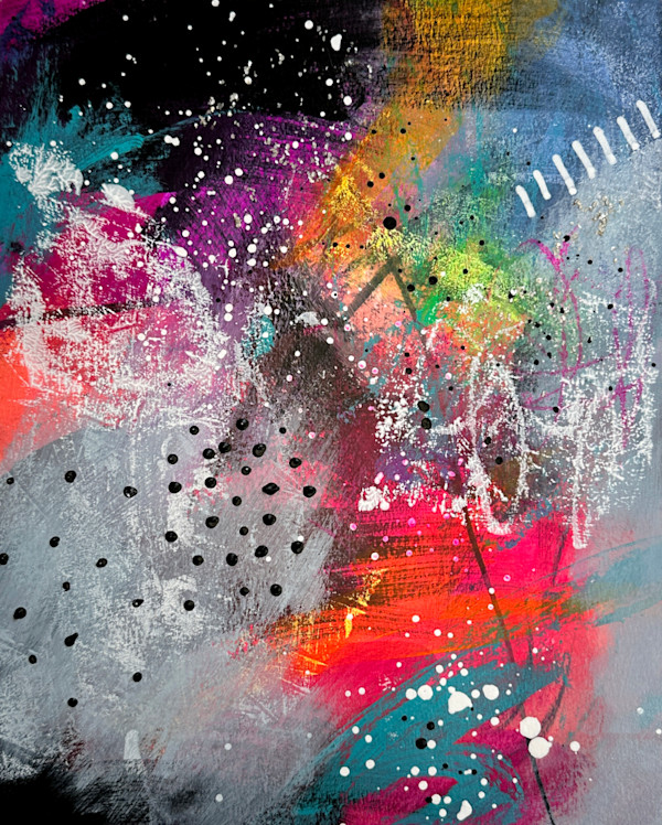 Neon Distortion #1 by Debbi Murray