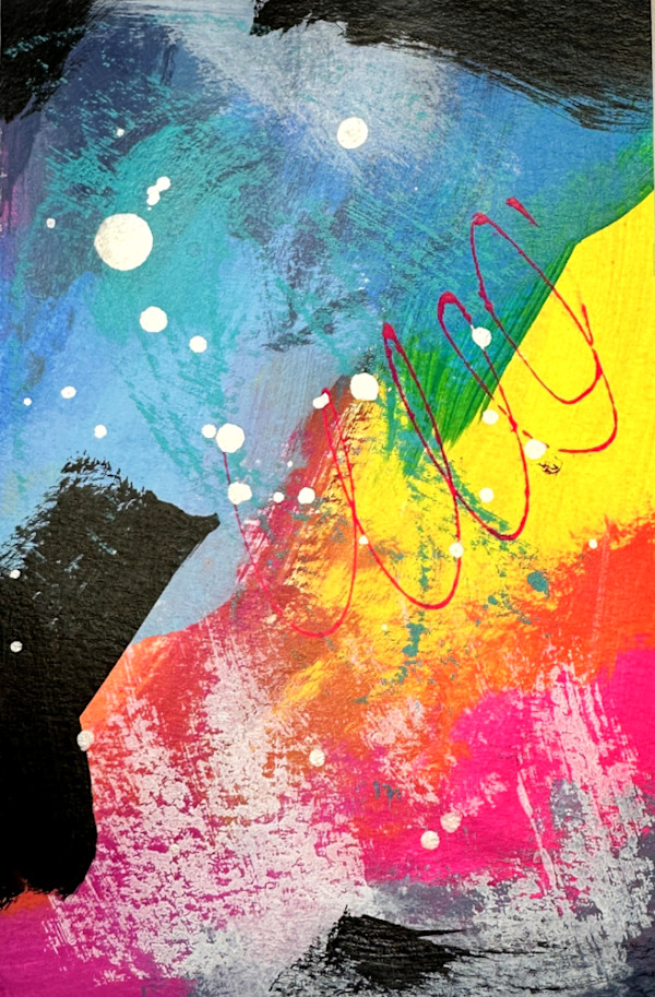 Neon Swirl #2 by Debbi Murray