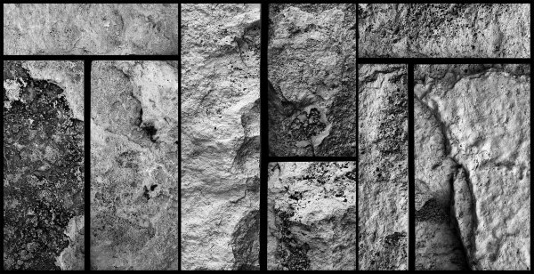 Getty Stone Triptych by Michael Benari