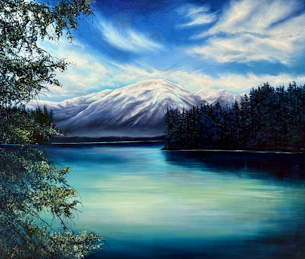Dawn at Beauvert Lake