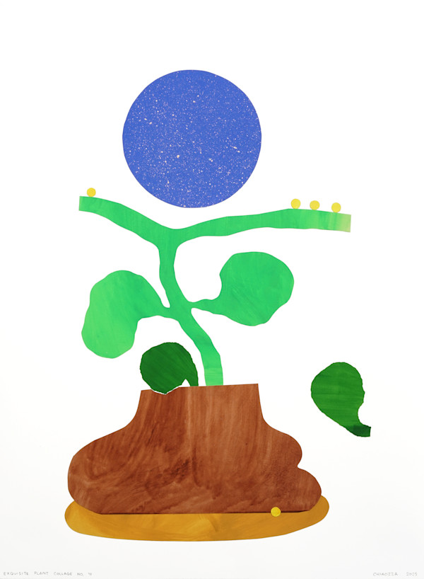 Exquisite Plant Collage No. 41 by CHIAOZZA