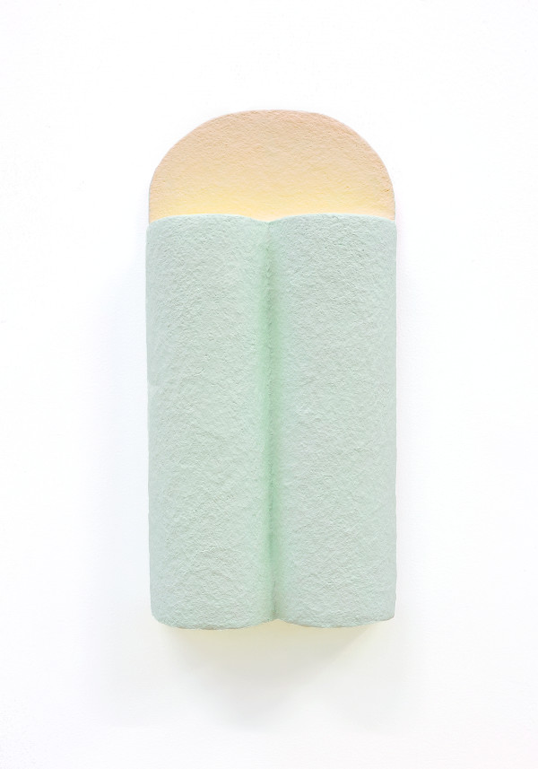 Shrine to Nothingness (Pale Peach, Frostini, Fluorescent Chartreuse) by CHIAOZZA