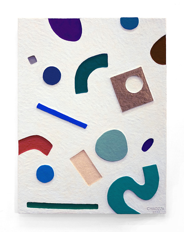 15 Floating Earth Tones in Misty Blue by CHIAOZZA