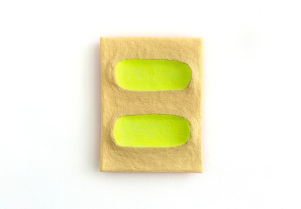 Two Fluorescent Chartreuse Dips in Naples Yellow by CHIAOZZA
