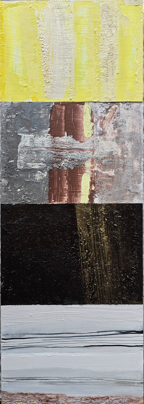 Colour Narratives Yellow Black Quartet by Gabriella Lewenz  Artist | Gallery