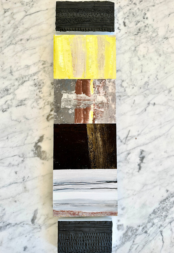 Narratives In Yellow Black Quartet &Clay by Gabriella Lewenz  Artist | Gallery, Image 2.