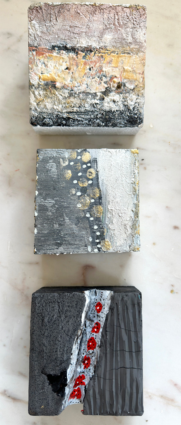 Clay Oil Trilogy Island Landscape by Gabriella Lewenz  Artist | Gallery, Image 1.