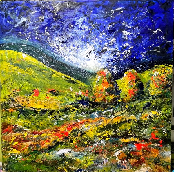 "Nocturnal Hillside Horizon I" by Teri H. Hoover