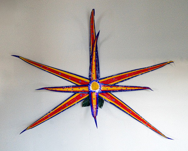 Patterns in Bloom: 4, purple, yellow, red + purple, red, yellow by Molly Gambardella