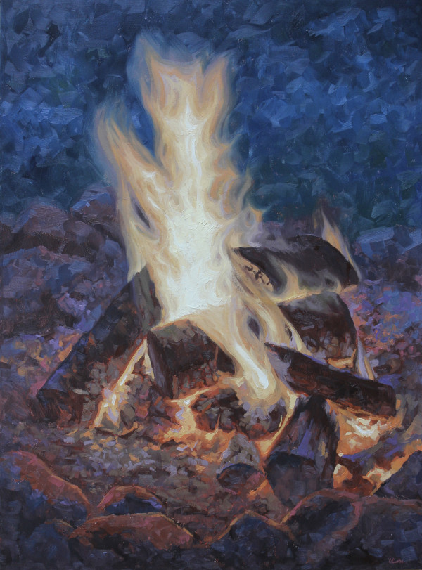 A Summer Blaze by Grace Curtis Fine Art