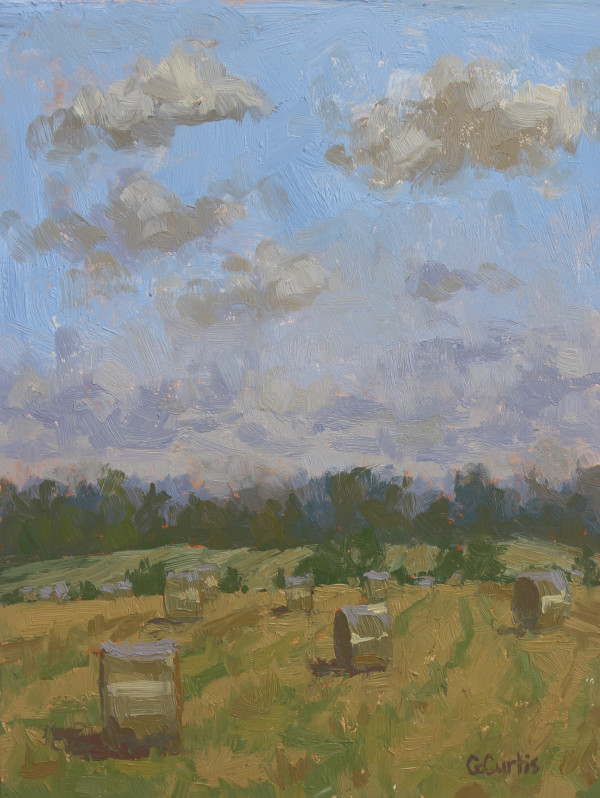 Golden Bales by Grace Curtis Fine Art