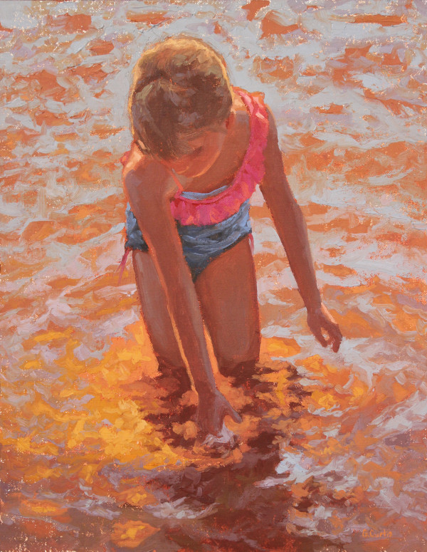 Golden Swish by Grace Curtis Fine Art