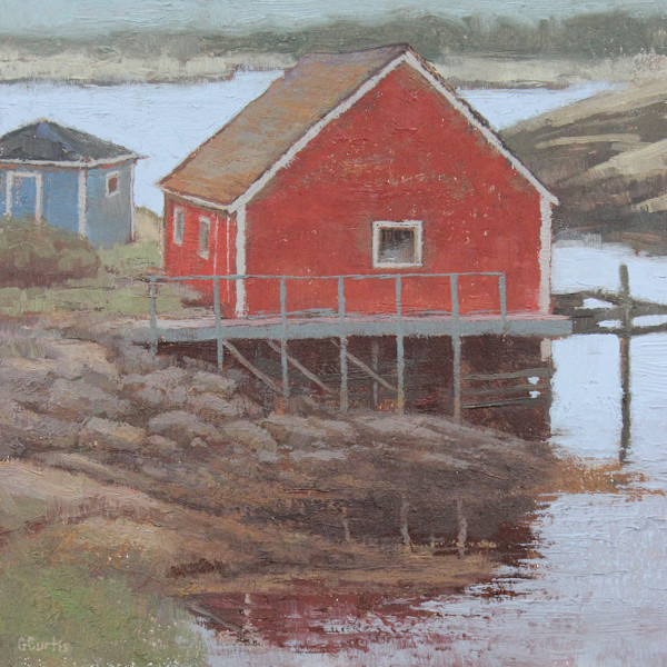 Red Cove Shanty by Grace Curtis Fine Art