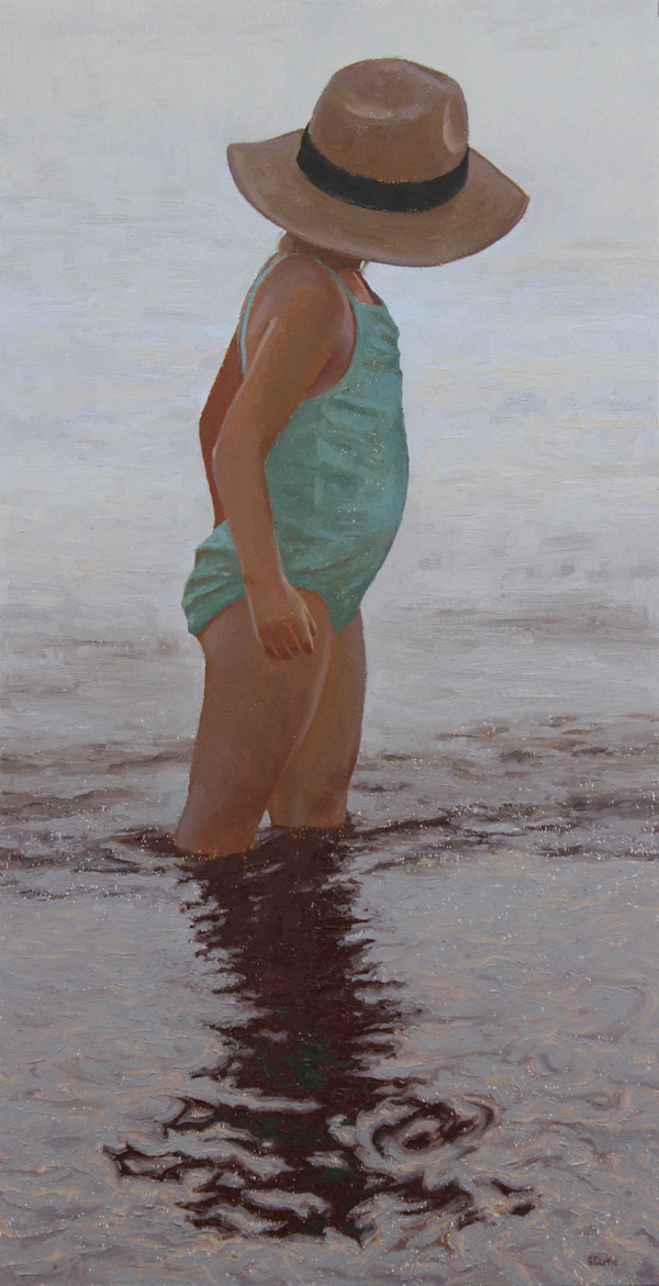 Seaside Figures No.2 by Grace Curtis Fine Art