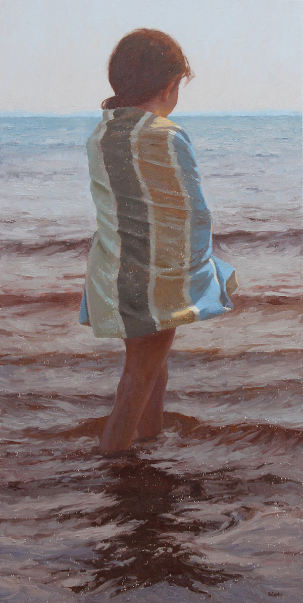 Seaside Figures No.4 by Grace Curtis Fine Art