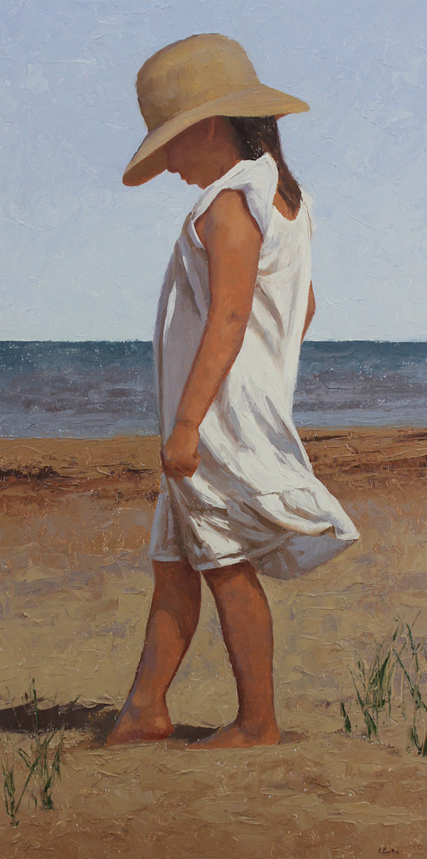 Seaside Figures No.6 by Grace Curtis Fine Art