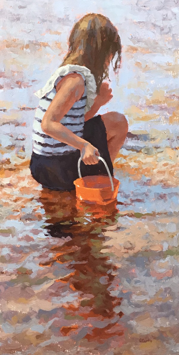 Seaside Ruffle by Grace Curtis Fine Art