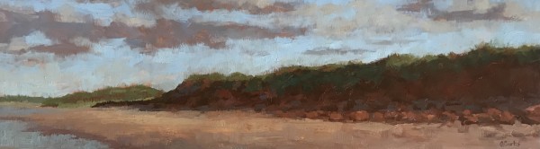 Long Walk on the Shore by Grace Curtis Fine Art