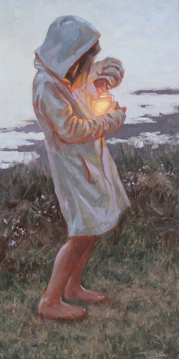 Lighting the Lamp by Grace Curtis Fine Art