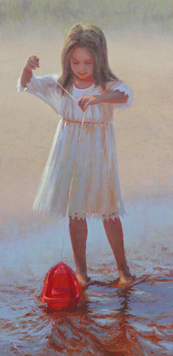 Boat on a String by Grace Curtis Fine Art