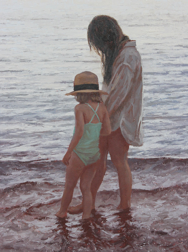 Mauve Impressions by Grace Curtis Fine Art