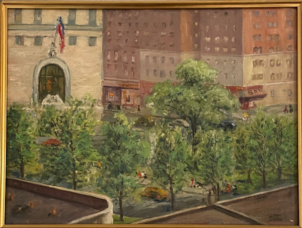 NY Square in Summer by Lou Jordan