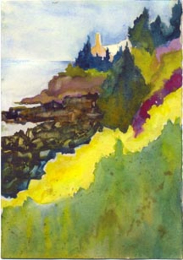 Kennebunk Cliffs by Lou Jordan