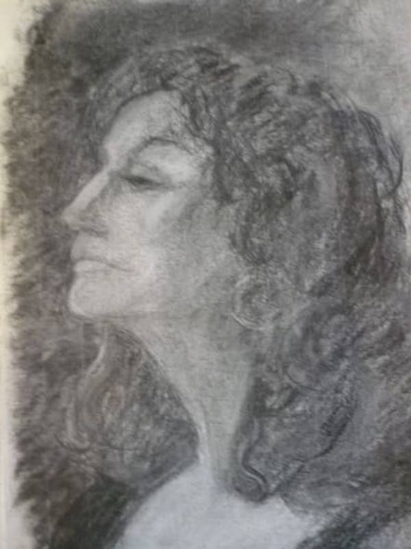 Portrait drawing of a Woman
