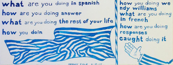 "Searches Related to Why Are You Doing This" after Gardar Eide Einarsson's "untitled (bomb checklist)" by Kenny Cole