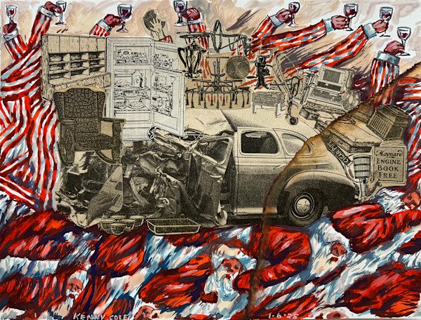 “G.A.G. & M.A.G.A.A.A.A.A.A.A.G.A. Wreck (Study)” by Kenny Cole