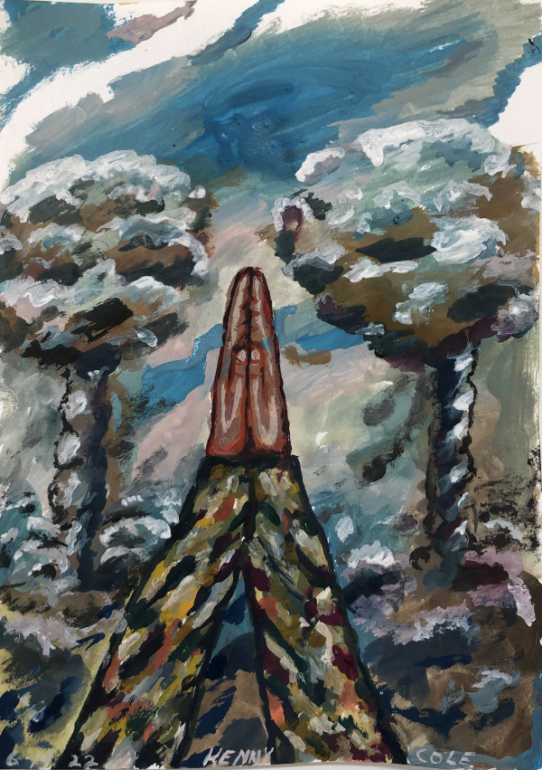 “The Power of Prayer: Mushroom Clouds” by Kenny Cole