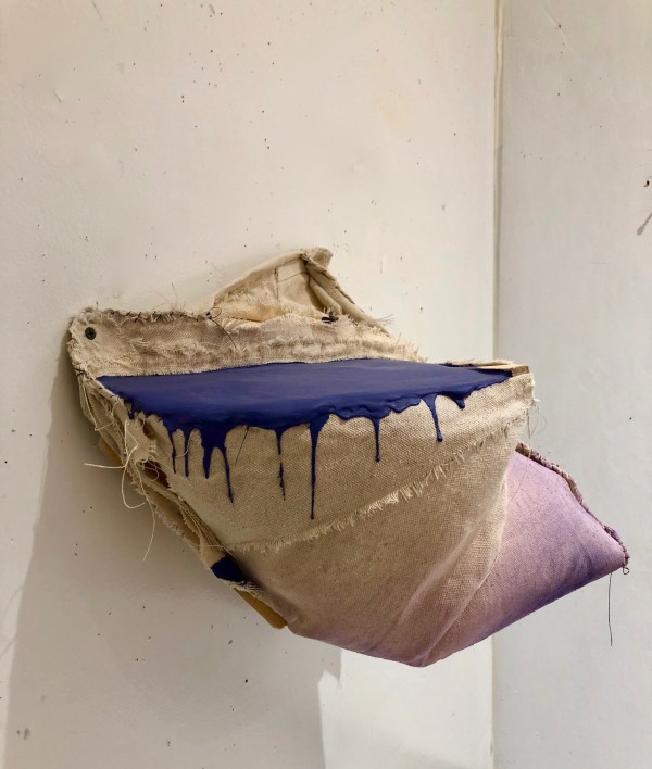Bag Painting (Blue Violet) by Howard Schwartzberg