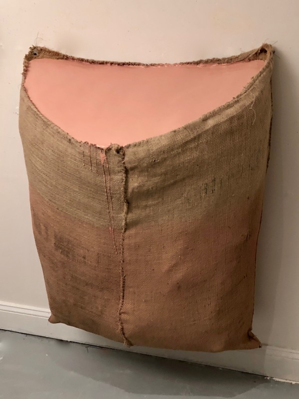 Bag Painting (Rosy Brown) by Howard Schwartzberg