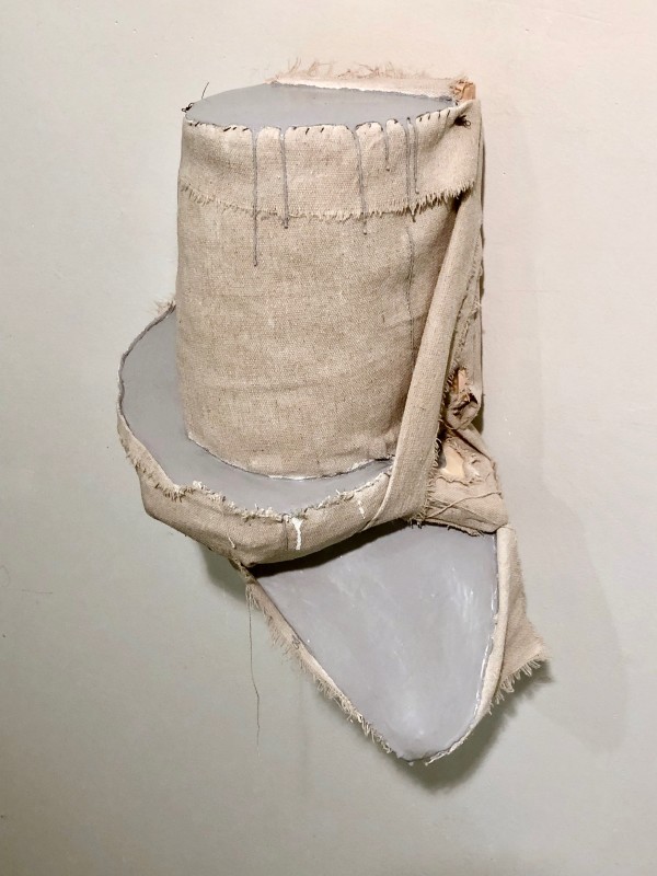 Bag Painting (Gray Wrap Around) by Howard Schwartzberg