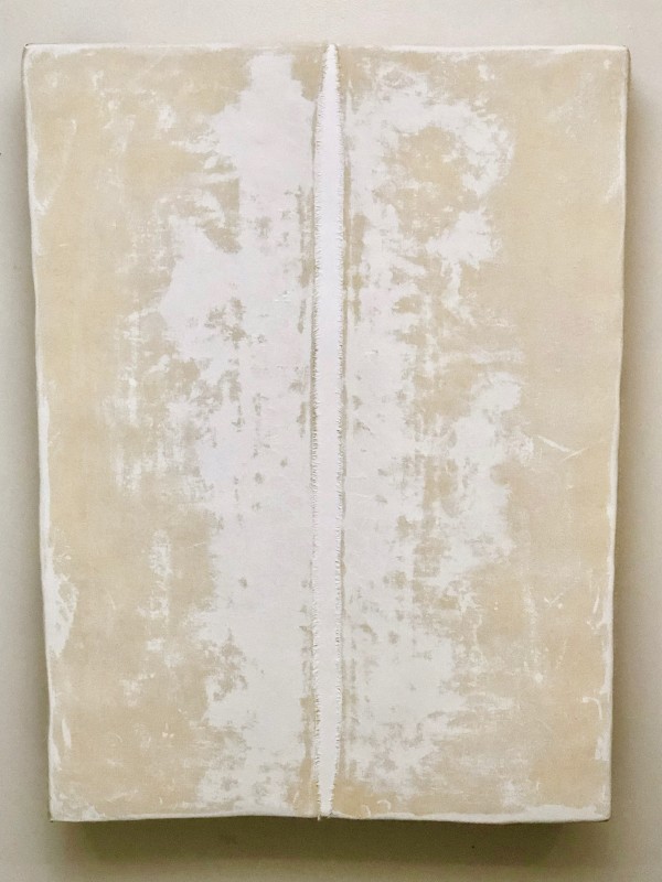 Bandage Painting (White Vertical Line) by Howard Schwartzberg